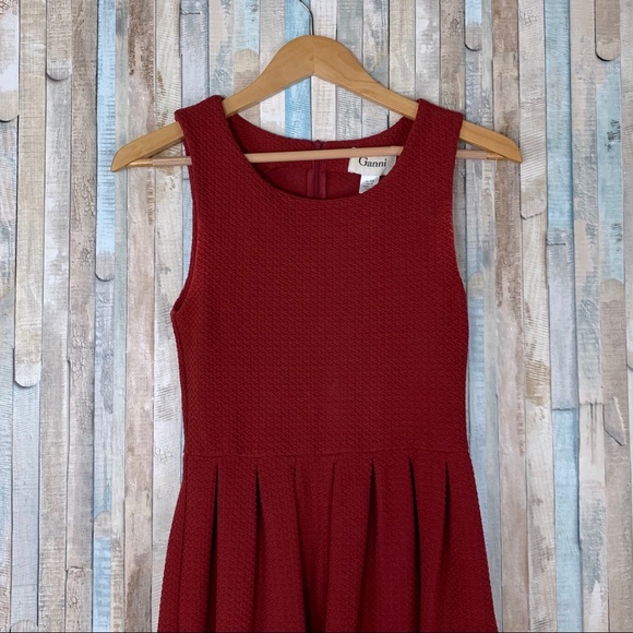 Anthropologie S Fit Flare Knit Noon & Night Dress - Picture 3 of 8